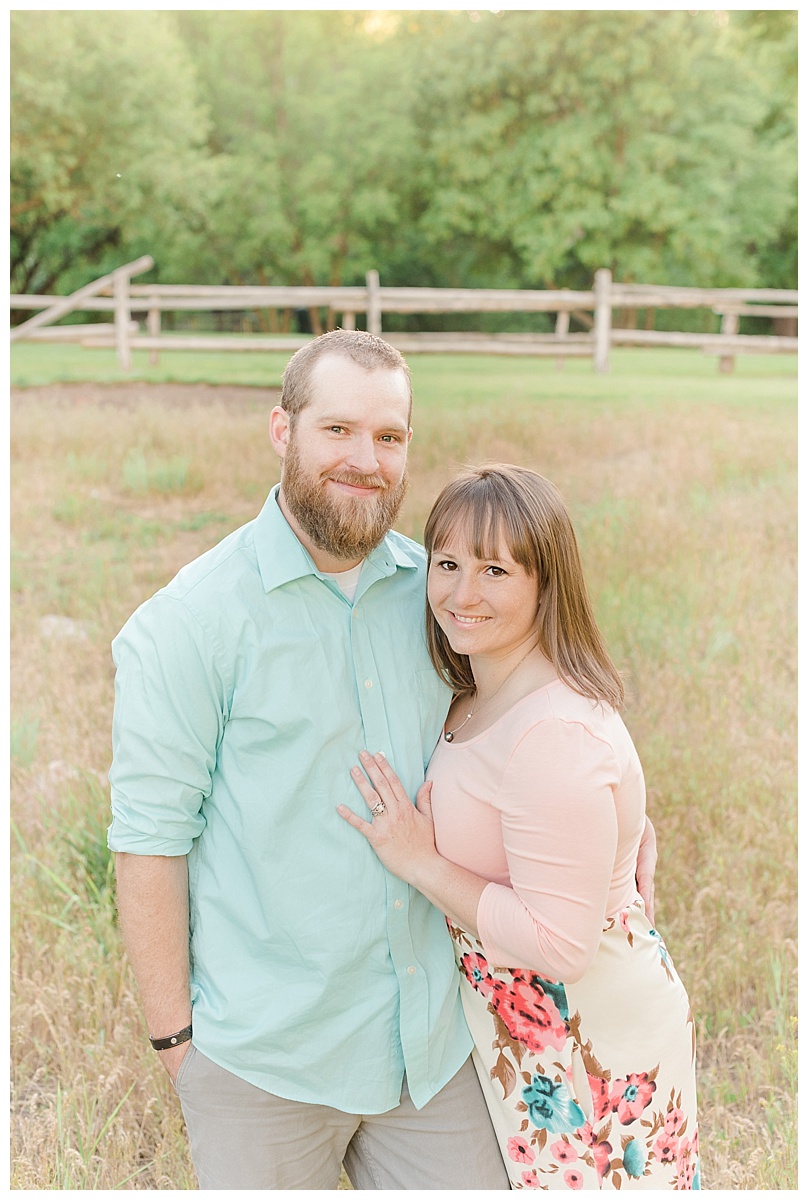 teal pink couples photo