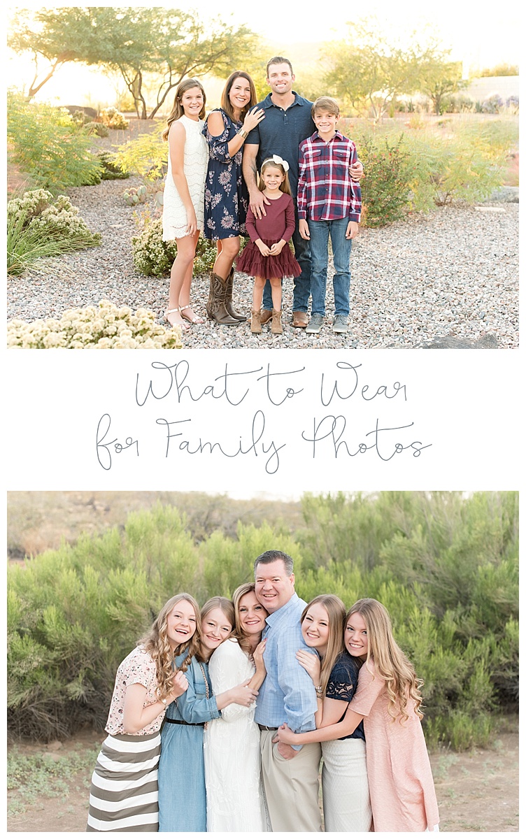 3 tips for what to wear for family photos